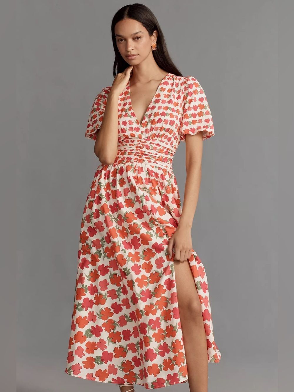 New Anthropologie Katerina Button-Front Dress Size M